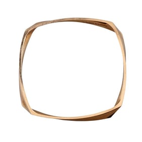 Tiffany & Co Gehry 18k Rose Gold Bangle Bracelet