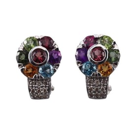 Le Vian LeVian 14k Gold Diamond Gemstone Earrings
