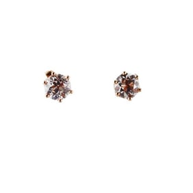 14k Gold Diamond Stud Earrings