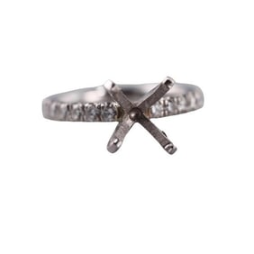 Blue Nile Platinum Diamond Engagement Ring Setting