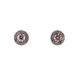 18k Gold Diamond Stud Earrings