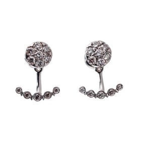Cartier 18k Gold Diamond Earrings