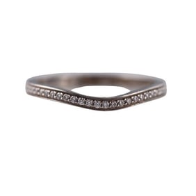 Cartier Platinum Diamond Band Ring