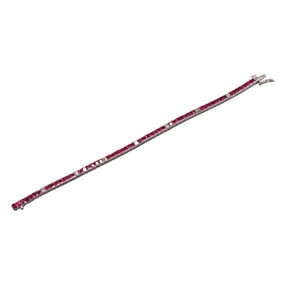 14k Gold Diamond Ruby Tennis Bracelet