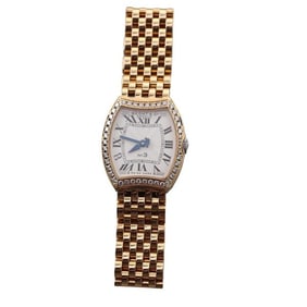 Bedat & Co No. 3 18k Gold Steel Diamond Watch 304