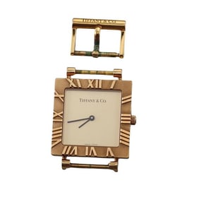 Tiffany & Co Atlas 18k Gold Watch M3630