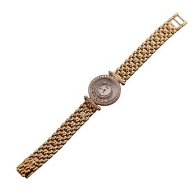 Chopard Happy Diamonds 18k Gold Lady's Watch 20 4993 21