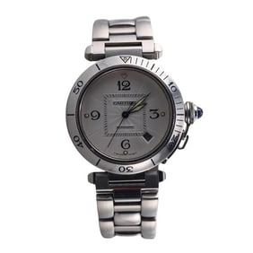 Cartier Pasha Seatimer Automatic Steel Watch 2378