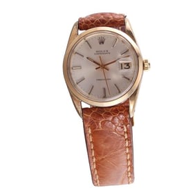 Rolex Oysterdate Precision Steel Watch 6694
