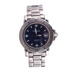 Montblanc Meisterstuck Automatic Blue Dial Watch 7035