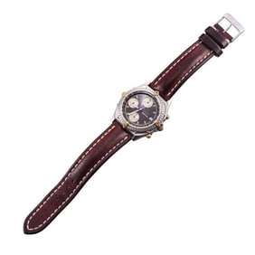 Breitling Chronomat 18k Gold Steel Chronograph Watch 81.950