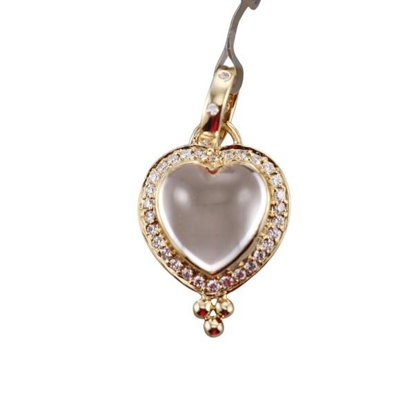 Temple St. Clair 18k Gold Crystal Diamond Heart Pendant (1 of 3)