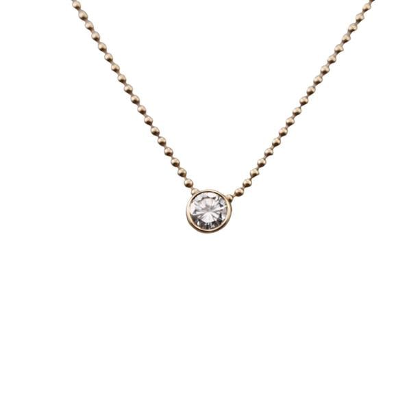 14k Gold Diamond Pendant Necklace (1 of 3)