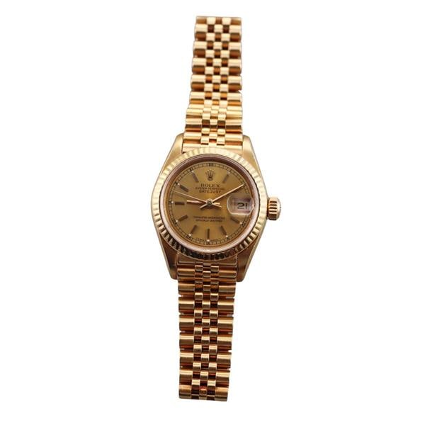 Rolex Datejust 18k Gold Lady's Watch 69178 (1 of 3)