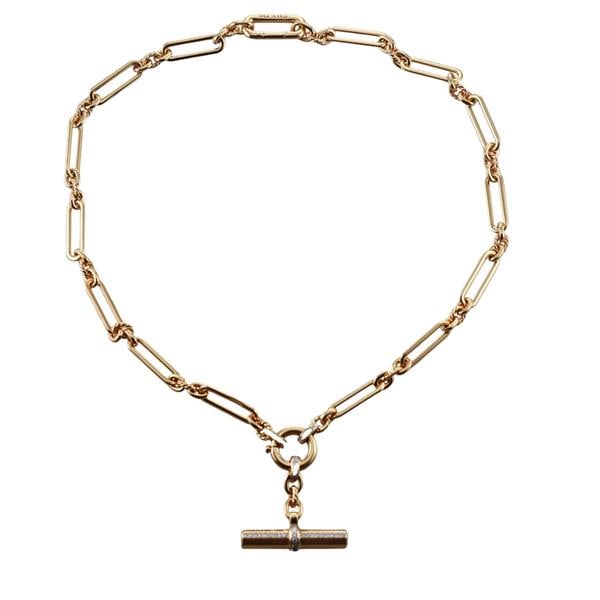David Yurman 18k Gold Diamond Lexington Chain Necklace (1 of 5)