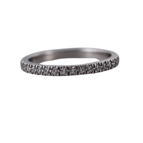 Tiffany & Co Platinum Diamond Eternity Band Ring