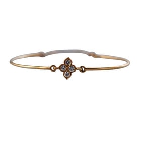 Cartier 18k Gold Diamond Bangle Bracelet