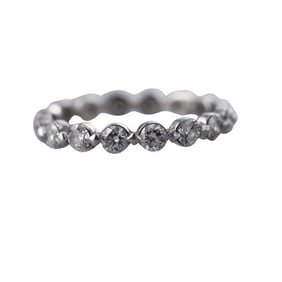 Platinum Diamond Eternity Band Ring