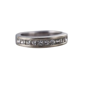 Platinum Diamond Band Ring
