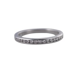 Tiffany & Co Platinum Diamond Band Ring