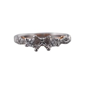 Verragio 14k Two Tone Gold Engagement Diamond Ring Setting