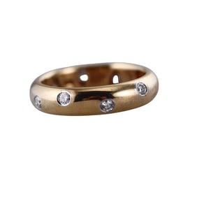 Tiffany & Co Etoile 18k Gold Wedding Band Ring