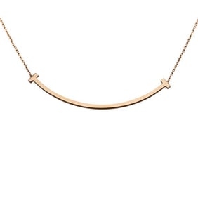 Tiffany & Co T Extra Large Smile Pendant Necklace