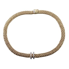 Fope 18k Gold Diamond Panorama Flex Necklace