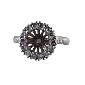 Platinum Diamond Ring Mounting