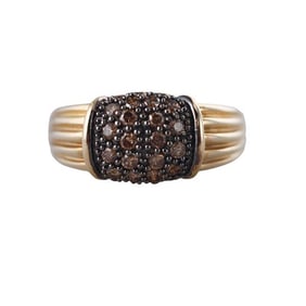 LeVian 14k Gold Fancy Diamond Ring