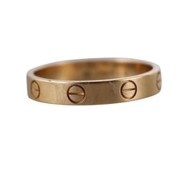 Cartier Love 18k Yellow Gold Band Ring