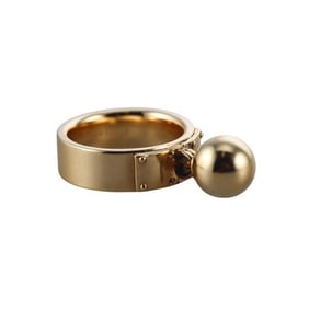 Tiffany & Co Hardwear 18k Gold Ball Dangle Ring