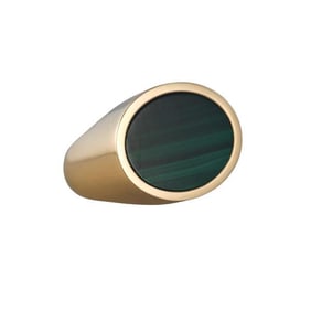 Ilaria Icardi 18k Gold Malachite Ring
