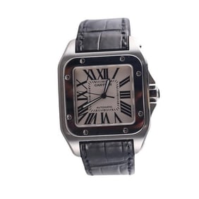 Cartier Santos XL 100 Steel Automatic Watch 2656
