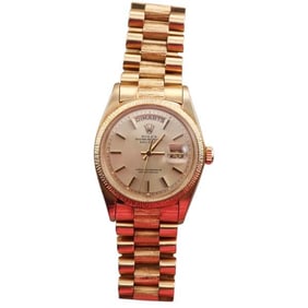 Rolex President 18k Gold Men's Watch 1807