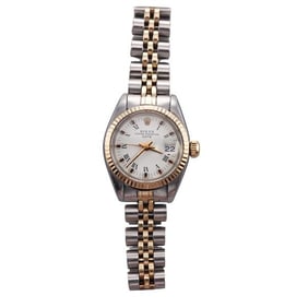 Rolex Datejust 18k Gold Steel Lady's Watch 6917