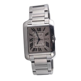 Cartier Tank Anglaise Automatic Steel Watch W5310009