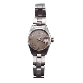 Rolex Oyster Date Stainless Steel Lady's Watch 6516