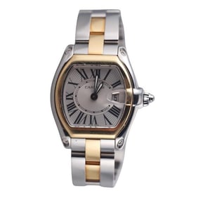 Cartier Roadster 18k Gold Steel Watch 2675