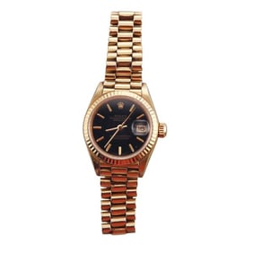 Rolex Datejust 18k Gold Lady's Watch 69178