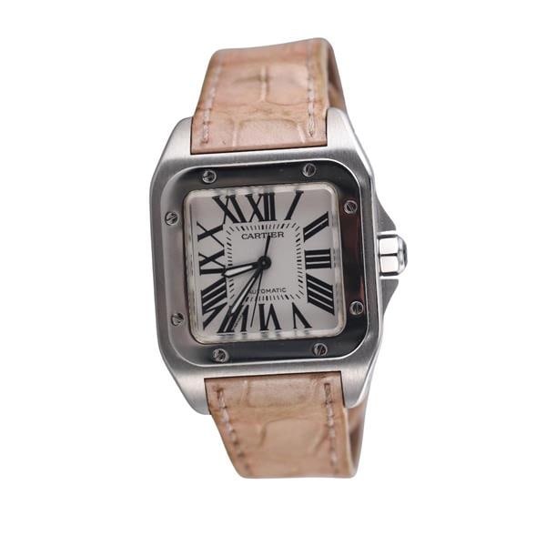 Cartier Santos 100 Steel Automatic Watch 2878 W20126X8 (1 of 4)