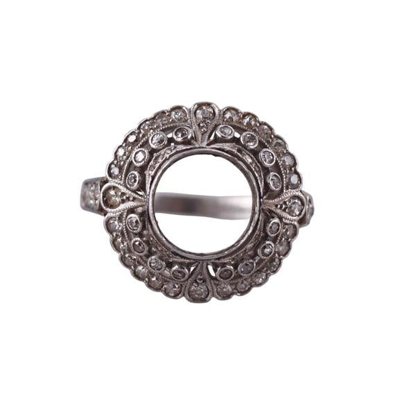 Platinum Diamond Ring Mounting (1 of 3)