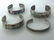 025:Native American Sterling Gemstone bracelet Lot of 4