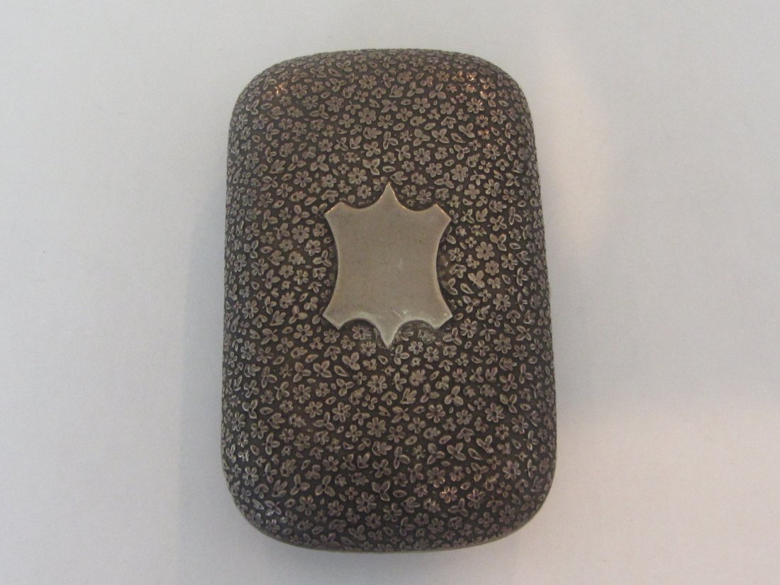 Antique Russian Silver 1880 Moscow A.A. Case: Measurement- 3 3/4" x 2 1/4" x 3/4". Marked- Makers mark. Weight: 112.1grams/3.6ozt