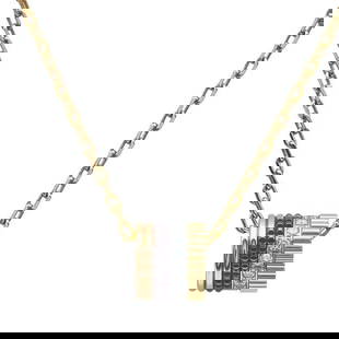 Boucheron Quatre Classique 18k Gold Pendant Necklace: METAL: 18k Gold. GEMSTONES: Diamonds approx. 0.17 ctw. MEASUREMENTS: Necklace length 17 inches, pendant is 8mm x 9mm. MARKED: Boucheron, Au750, N20578, Assay marks. Comes with box. WEIGHT: 8.5 grams.