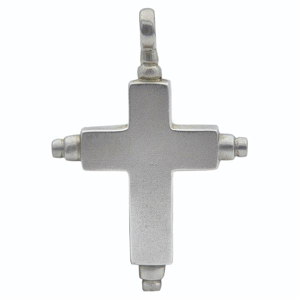 Barry Kieselstein Cord 18k White Gold Cross Charm Pendant (1 of 3)