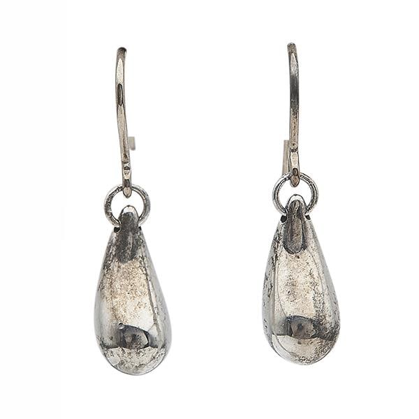 A Pair of Tiffany & Co. Elsa Peretti Sterling Silver Teardrop Earrings (1 of 3)