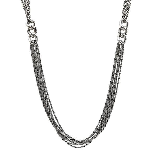 David Yurman Sterling Silver Chain Necklace (1 of 4)