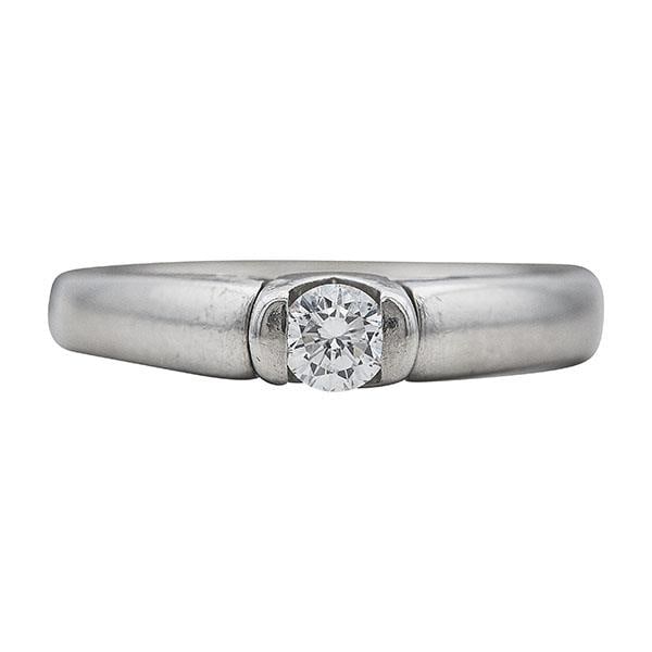 Platinum Diamond Solitaire Engagement Ring (1 of 3)