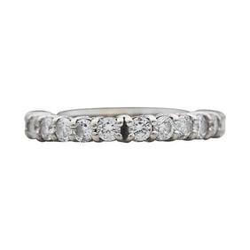 18k White Gold Diamond Band Ring